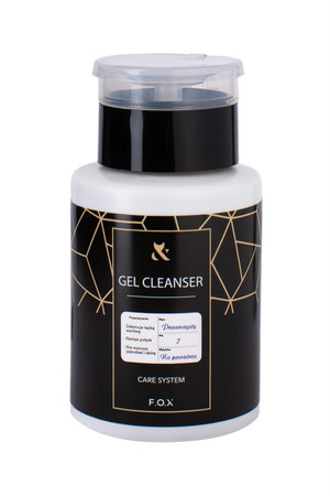 F.O.X Gel Cleanser do paznokci 160 ml z pompką – do hybryd i żelu