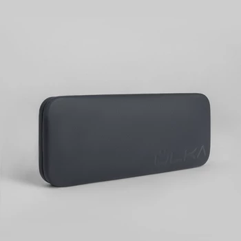 Podstawka pod ręce do manicure ULKA szara ekoskóra 23x8 cm CE