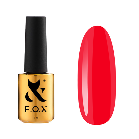 F.O.X Acryl Gel Bottle 016 14ml – żel akrylowy do przedłużania paznokci brąz-czerwony