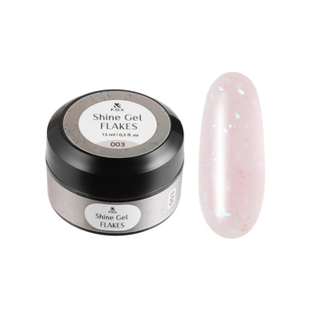 Żel do wzmocnienia i modelowania F.O.X Shine Gel Flakes 003, 15 ml