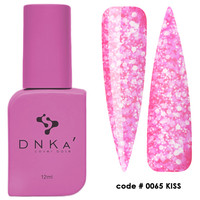 DNKa Rubber Base French Cover 12ml #0065 Kiss – Baza hybrydowa kamuflująca