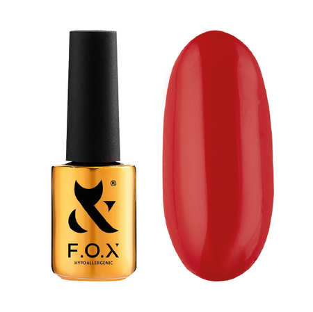 Lakier hybrydowy F.O.X Touch 010 czerwono-różowy 7ml manicure hybrydowy