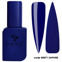 DNKa Rubber Base French Cover 12ml #0071 Saphire baza hybrydowa