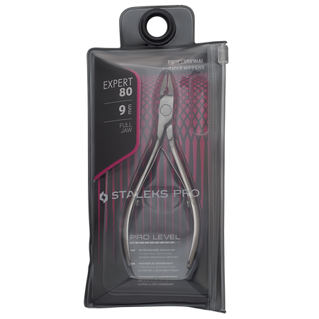 Staleks FOX Expert 90 cążki do skórek 5 mm stal nierdzewna manicure