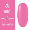 FOX Spectrum 080 Lakier Hybrydowy 14ml Czerwono-Różowy 7-Free Manicure