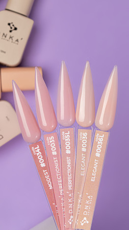 DNKa Rubber Base French Cover #0036 Elegant 12ml – Baza Hybrydowa Kamuflująca