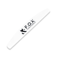 Pilnik półksiężycowy FOX 135 mm 100/180 z wymiennymi nakładkami czarny