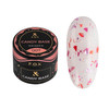 F.O.X Candy Base 007 Baza żelowa do paznokci 10ml czerwień róż drobinki