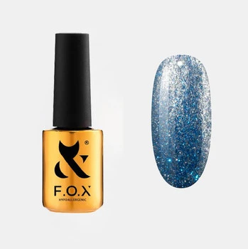FOX Base Flash Cat Eye 004 Baza Hybrydowa Niebieska 7ml Efekt Kociego Oka