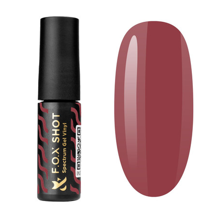 FOX Shot Spectrum SOPHIA Lakier Hybrydowy 5ml Czerwono-Różowy 7-Free LED/UV