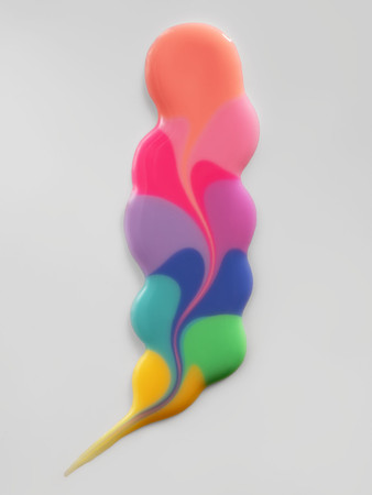 F.O.X Acryl Gel Bottle 024 14ml – Żel akrylowy do paznokci brązowo-różowy