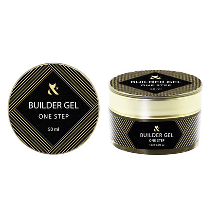 F.O.X Builder Gel Clear One Step 50ml - Żel Budujący Przezroczysty 3w1