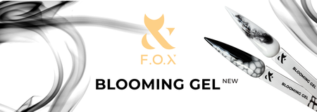 F.O.X Blooming Gel 7ml bezbarwny żel do zdobień efekt marmuru nail art