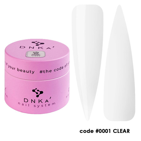 DNKa Jelly Gel Clear 15ml – Żel Budujący do Przedłużania Paznokci