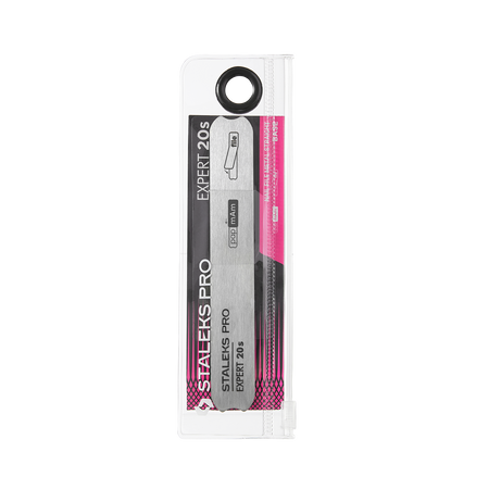 Staleks Pro Expert 20s Pilnik Metalowy 162mm do Nakładek Manicure Srebrny