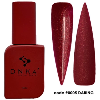 RUBBER BASE FRENCH "DNKa" (cover), 12 ml #0005 Daring