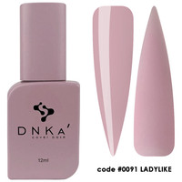 DNKa Rubber Base French Cover 12ml #0091 Ladylike baza hybrydowa