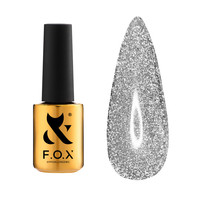FOX Top Flash 7 ml – Top hybrydowy bez przemywania z efektem srebrnego blasku