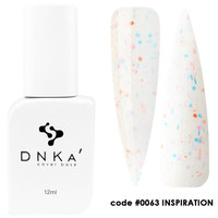 DNKa Rubber Base French Cover 12ml #0063 Inspiration Baza Hybrydowa