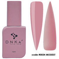 DNKa Rubber Base French Cover Modest 12ml – Baza Hybrydowa Kamuflująca