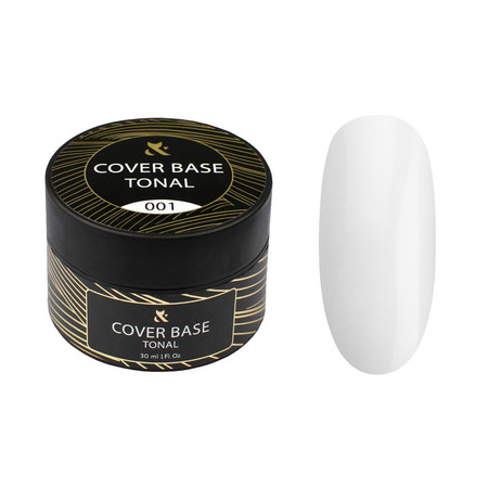 FOX Cover Base Tonal 001 Baza żelowa biała budująca do paznokci 14ml