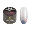 FOX Glow Glitter Gel 005 żel do paznokci z brokatem i miką 5ml