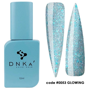 RUBBER BASE FRENCH "DNKa" (cover), 12 ml #0053 Glowing