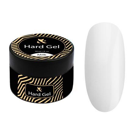 FOX Hard Gel Cover Milk 30ml – żel budujący do paznokci mleczny UV/LED