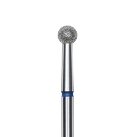 Frez diamentowy kulka 3,5 mm niebieski do skórek FOX, certyfikat CE