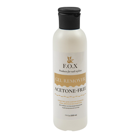 F.O.X CARE SYSTEM GEL REMOVER ACETON FREE 200 ml