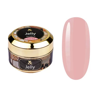 Żel budujący do paznokci Jelly Cover Pink 15ml różowy, trwały, bez pieczenia