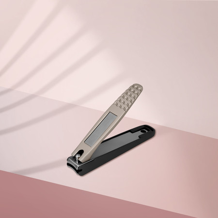 Obcinacz do paznokci Staleks FOX KBC-20 stal nierdzewna z pojemnikiem 10 cm