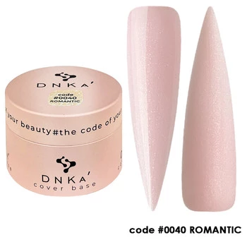 DNKa Rubber Base French Cover 30ml #0040 Romantic Baza Hybrydowa
