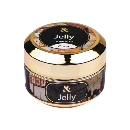 FOX Jelly Clear 15ml – profesjonalny żel budujący do stylizacji paznokci