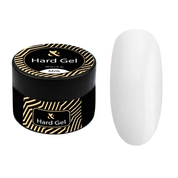 FOX Hard Gel Cover Milk 30ml – żel budujący do paznokci mleczny UV/LED