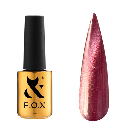F.O.X Cat Eye Red Lakier Hybrydowy 7 ml Efekt Magnetyczny Czerwony
