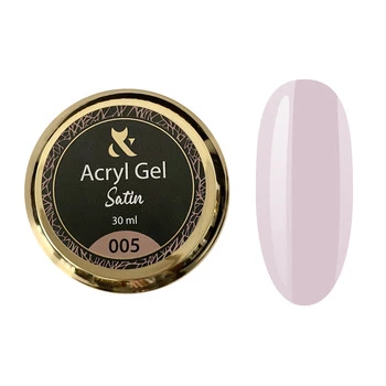 Acryl Gel FOX Satin 005 Różowy, 50ml – Żel do Przedłużania i Wzmacniania Paznokci