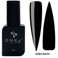 DNKa Lakier hybrydowy ULTRA BLACK 12ml czarny, połysk, pełne krycie