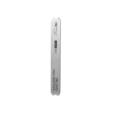 Staleks Pro Expert 20s Pilnik Metalowy 162mm do Nakładek Manicure Srebrny