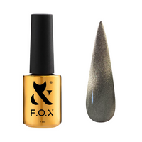 F.O.X Cat Eye Crystalline 002 Lakier Hybrydowy Srebrny 7ml