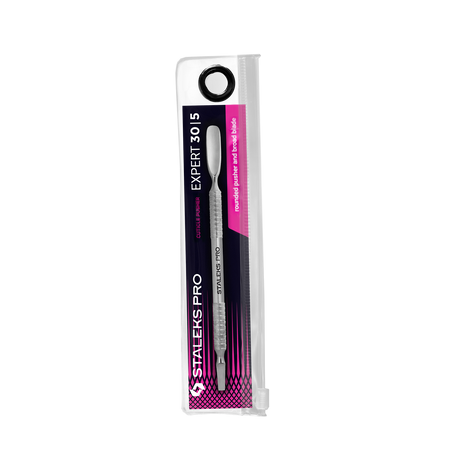 Kopytko stalowe do manicure i pedicure FOX Expert 30 Type 5 srebrne