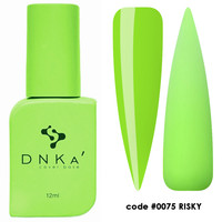 DNKa Rubber Base French Cover 12ml #0075 Riski – Baza Hybrydowa Kamuflująca