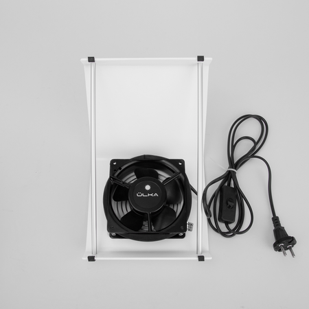 Pochłaniacz pyłu do manicure Ülka X1 biały 220m³/h 19W cichy CE 5 lat gwarancji