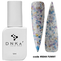 DNKa Rubber Base French Cover 12ml #0044 Funny – Baza Hybrydowa Kamuflująca
