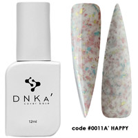 DNKa Rubber Base French Cover #0011A Hapy 12ml – Baza hybrydowa kamuflująca