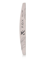 Pilnik do paznokci półksiężyc F.O.X 180/240 jednorazowy dwustronny 17,5cm