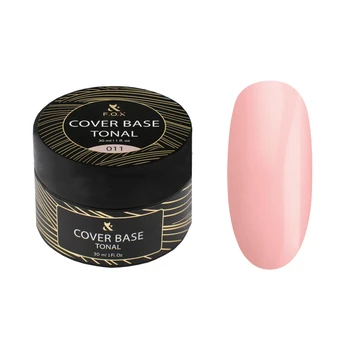 FOX Cover Base Tonal 011 30ml kauczukowa baza budująca do manicure hybrydowego