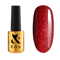 F.O.X Flashback Gel Polish 010- lakier hybrydowy z efektem flash, 7 ml