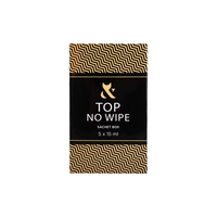 F.O.X Top No Wipe 5x15ml - Top hybrydowy bez przemywania, saszetki, CE