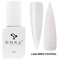 DNKa Rubber Base French #0095 Coctail 12ml baza hybrydowa cover nude